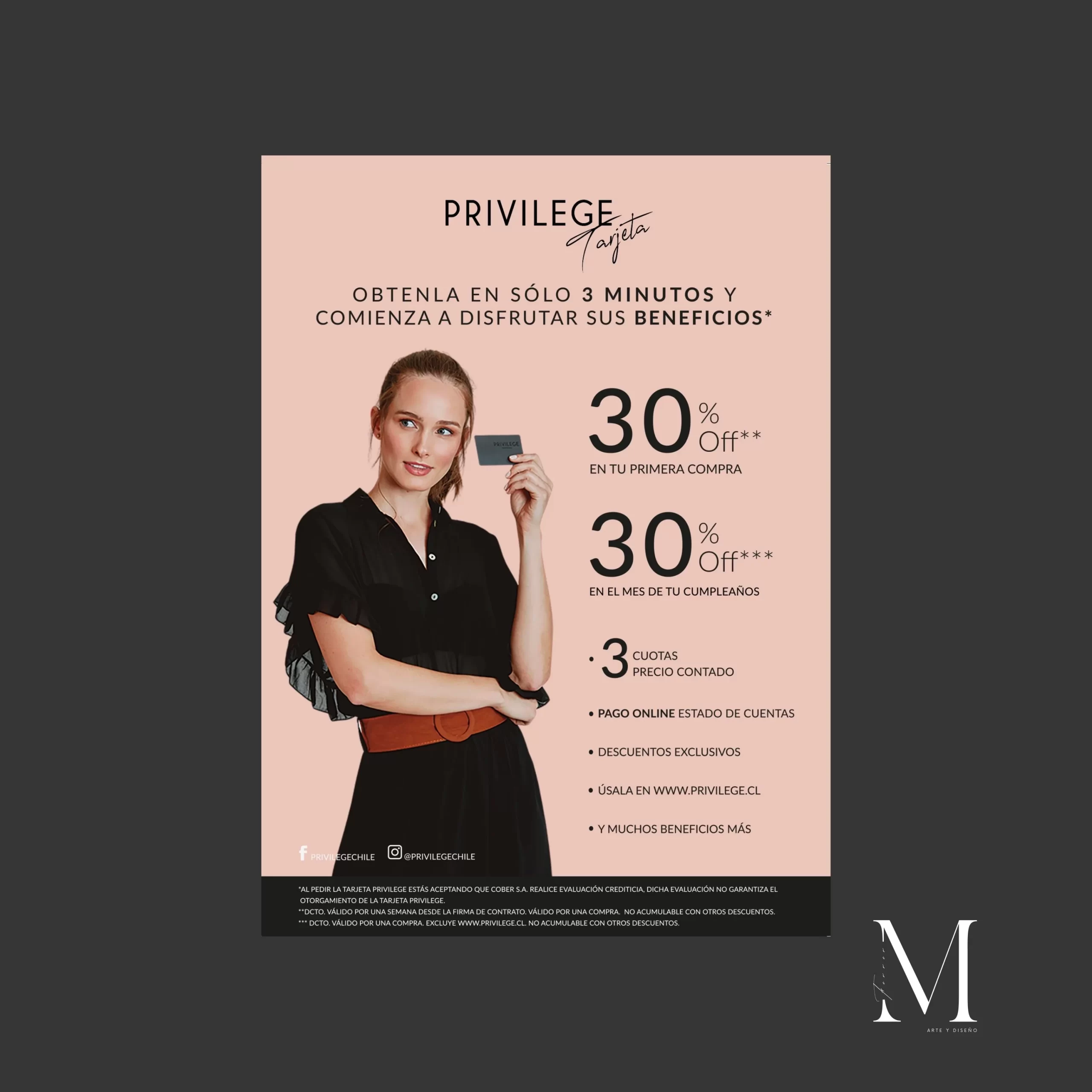 afiche-promocional-portafolio monserrat ferrer, Portafolio Curriculum Diseñadora gráfica, con experiencia en Marketing, ecommerce.