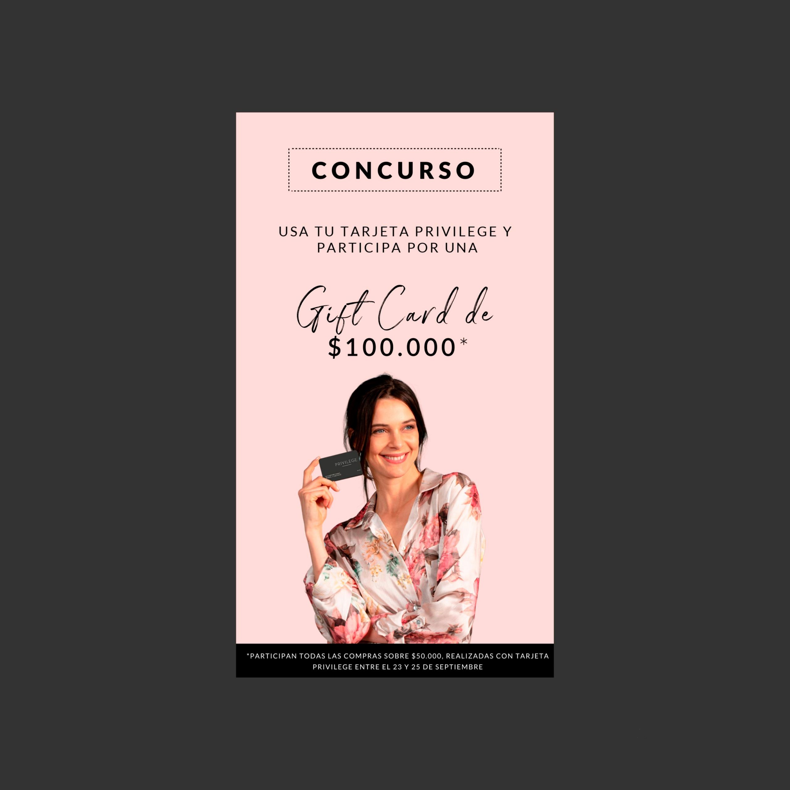 concurso-portafolio-monserrat-ferrer Diseño gráfico para concurso con tarjeta Privilege - Portafolio de Diseño Gráfico y Branding Monserrat Ferrer